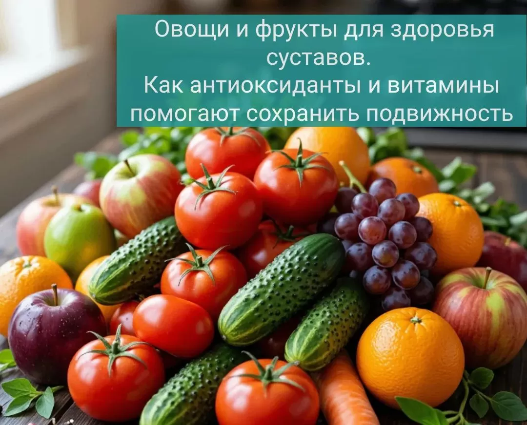 Сезонные овощи и фрукты - для здоровья суставов